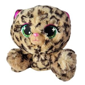 Gund Sadie Spotsam Plush Toy 6" Leopard Sparkle Accents Cat Stuffed Animal